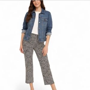 Grace Dane Lewis Capri Wide leg Shirl print Pants, Size 8